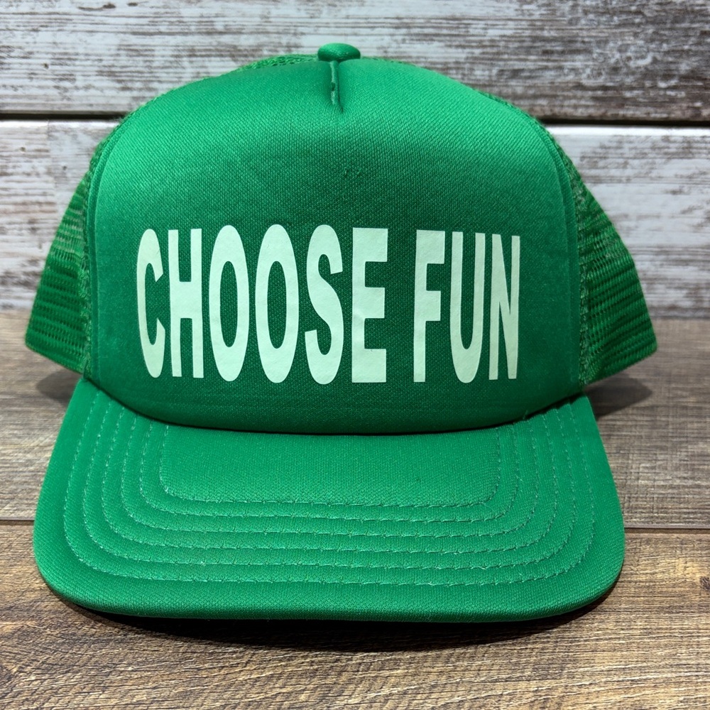 OTTO Hat unisex SnapBack Green  Party Cap “CHOOSE FUN”